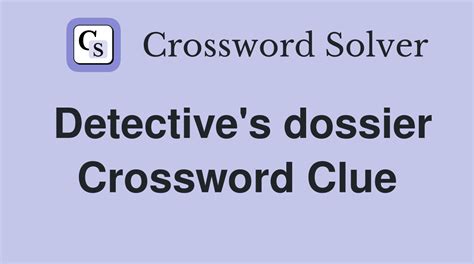 crossword detective|crossword detectives dossier.